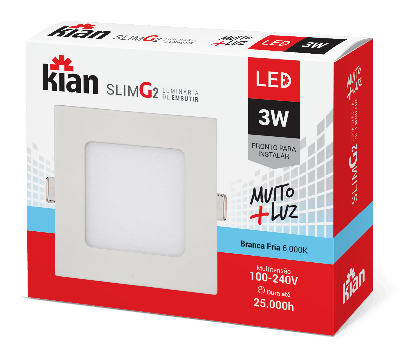 Luminaria-de-Embutir-Kian-Quadrado-LED-Slim-G2-Alt--2cm-Comp--83cm-Larg--83cm-3W-6000K-Branca-1623281