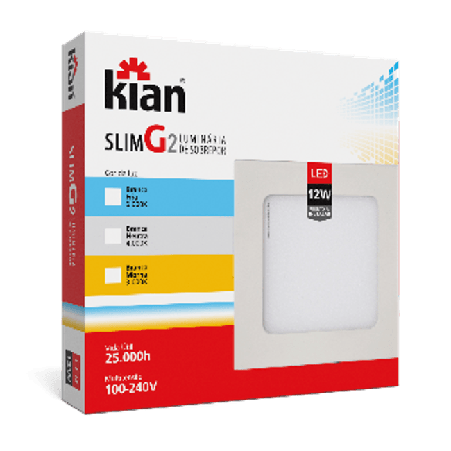 Luminaria-de-Sobrepor-Kian-Quadrado-LED-Slim-G2-Alt--28cm-Comp--168cm-Larg--168cm-12W-6000K-Branca-1623397