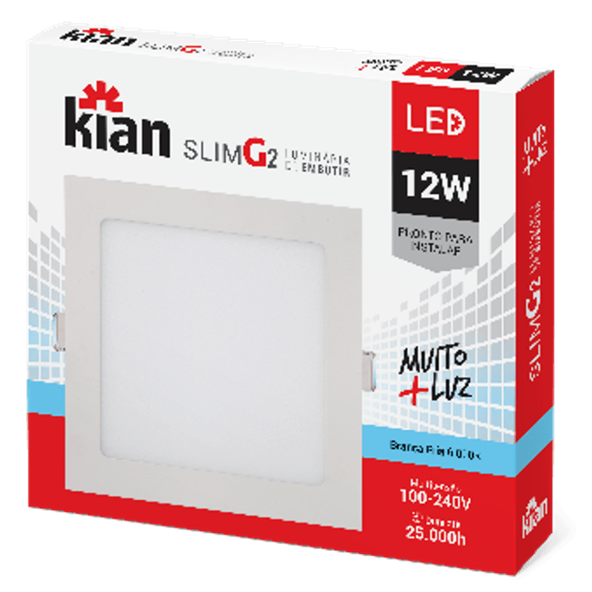 Luminaria-LED-de-Embutir-Quadrada-Slim-12W-172cm-6K-Kian-1623338