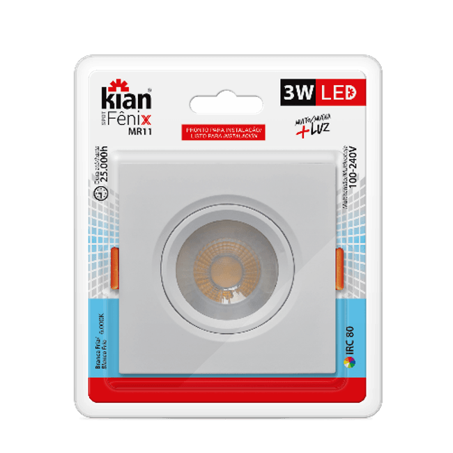 Luminaria-Spot-Kian-MR11-Quadrado-LED-Fenix-II-Alt--43cm-Comp--75cm-Larg--75cm-3W-6000K-Branca-1623516
