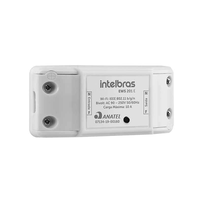 Interruptor Controlador de Cargas Smart EWS 201 E Branco Intelbras