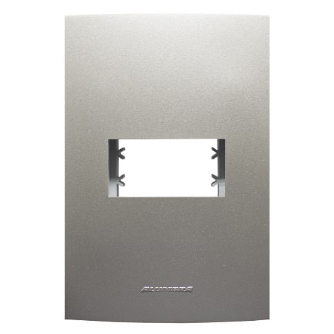 Placa-4x2-c--Suporte-p--1-Modulo-Inova-Pro-Class-Titanium-Alumbra-1758861