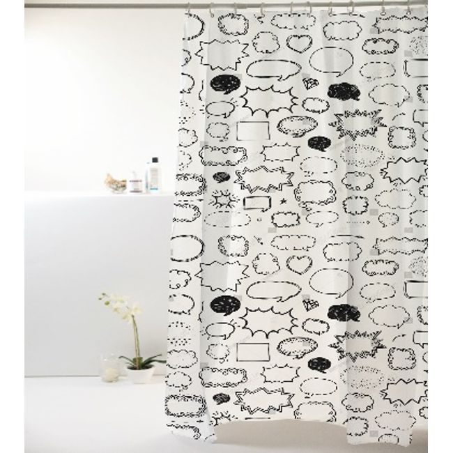 Cortina-p--Box-PVC-198x180cm-Divertida-Balao-Preto-Branco-Bella-Casa-Colorful-1523074