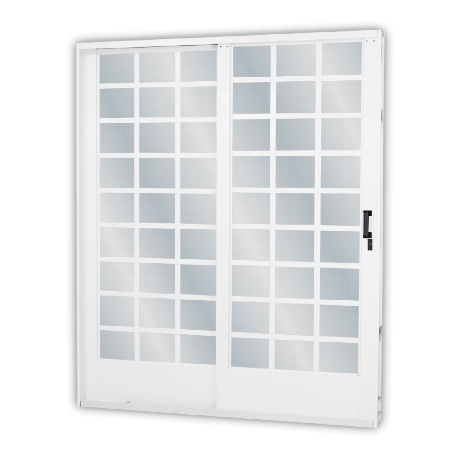 Porta-de-Correr-Esquerda-de-Aco-Quadriculado-2-Folhas-Mini-Boreal-215x160cm-Branco-MGM-1769804