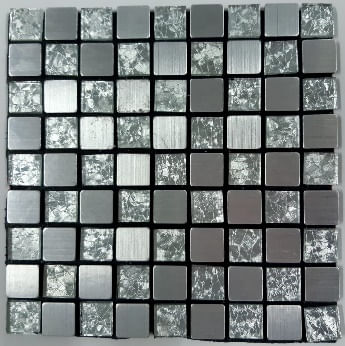 Pastilha-de-Aluminio-30x30cm-AL1011-Prata-Escovada-Glass-Mosaic-1780476