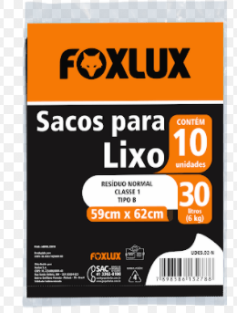 Saco-De-Lixo-30l-10-Pecas-Preto-Almofadado-Foxlux-1782690