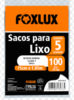 Saco-De-Lixo-100l-5-Pecas-Preto-Almofadado-Foxlux-1782711