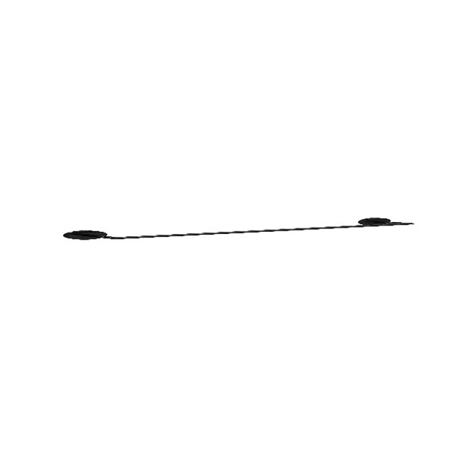 PORTA-TOALHA-BARRA-DISCO-400MM-BLACK-NOIR-DECA-1633589