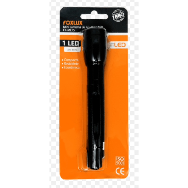Lanterna-de-LED-1W-100000-horas-Preto-FX-ML15-Foxlux-1783530