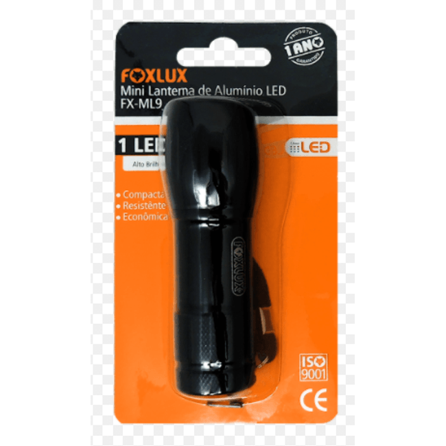 Lanterna-de-LED-1W-100000-horas-Preto-FX-ML9Foxlux-1783521