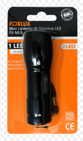 Lanterna-de-LED-1W-100000-horas-Preto-FX-ML9Foxlux-1783521