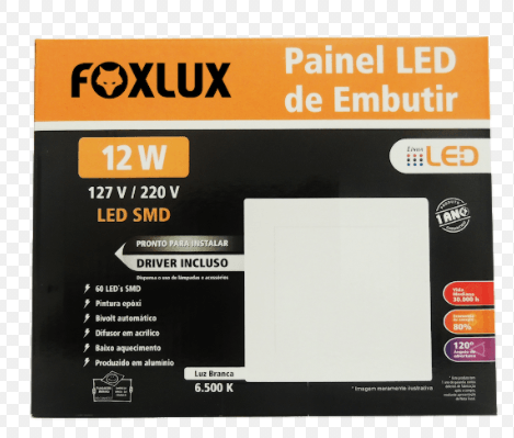 Painel-de-LED-Embutir-Quadrado-12W-6500k-Branco-Foxlux-1783360