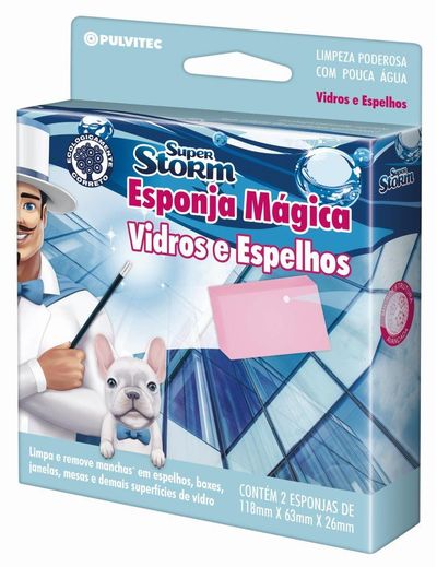 Esponja Mágica Super Storm 2 unidades Pulvitec