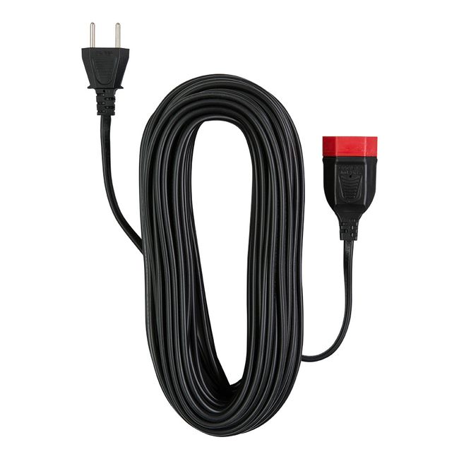 Cordão Prolongador Macho E Fêmea Cabo Pp 2x1,50mm² 2p 10A/250V 20 Metros Preto Dn1530 Hardwork Conecta Daneva Legrand