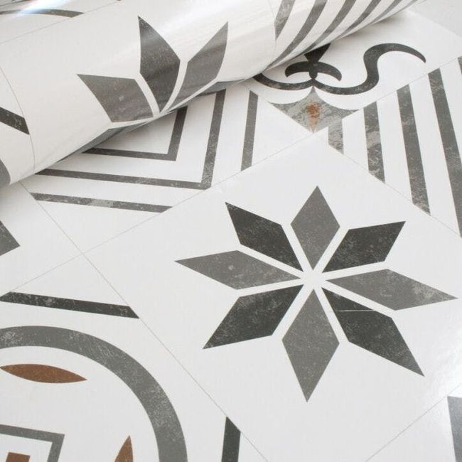 Adesivo de Azulejo Lavável 45x60cm Portokaly Grudado