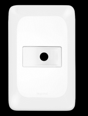 Conjunto Placa Saída De Fio 4x2 Branco Pial Pop Legrand