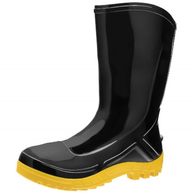 Bota-em--PVC-s--Forro-nº-35-Preta-c--Amarelo-Marluvas-1802364