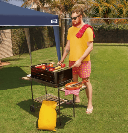 Churrasqueira Rodeio c/ Bacia Esmaltada Mor