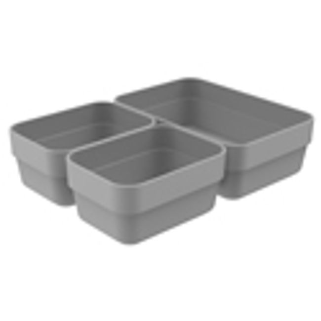 Organizador-de-gaveta-conjunto-com-3-pecas--mini-P--Logic-Chumbo-Ou-1740830