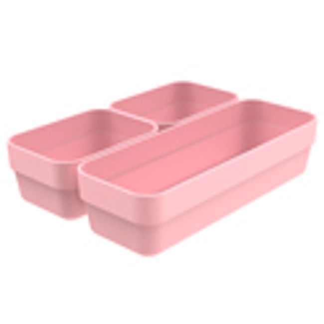 Organizador-de-gaveta-conjunto-com-3-pecas--mini-M--Logic-Rosa-quartz-Ou-1740881