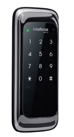Fechadura Digital De Sobrepor Abertura Com Senha Fr101 Preto Intelbras