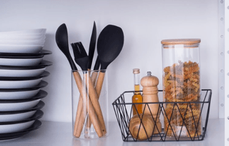 Pincel de Silicone Preto Oikos