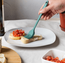 Pincel de Silicone Pequeno Verde Oikos