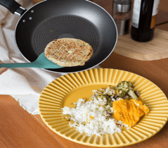 Espátula de Silicone Lisa Verde Oikos