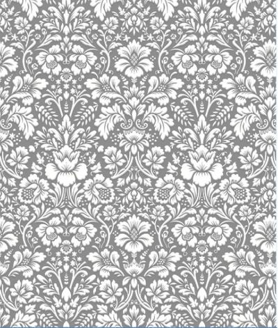 Papel-de-Parede-10mx52cm-Floral-com-relevo-Cinza-Bobinex-Uau--1725254