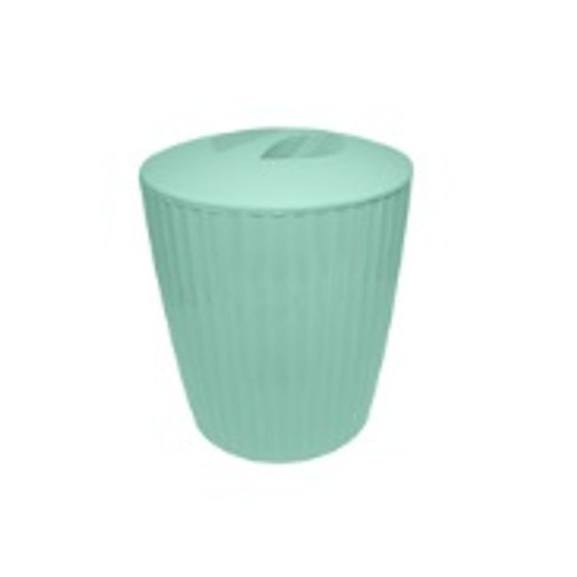 Cesto-de-lixo-de-poliestireno-Verde-menta-Groove-Ou-1740407
