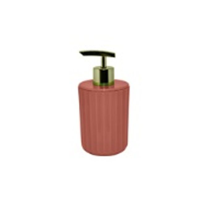 Porta-sabonete-liquido-de-bancada-de-Poliestireno-Terracota-Groove-Ou-1740245