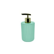 Porta-sabonete-liquido-para-bancada-de-Poliestireno-Verde-menta-Groove-Ou-1740253