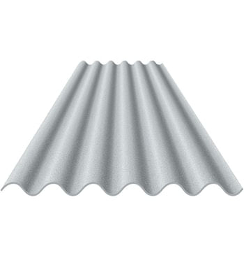 Telha Ondulada 1,22x1,1m 8mm Brasilit
