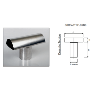 Chapéu T 80mm Flextic WDB