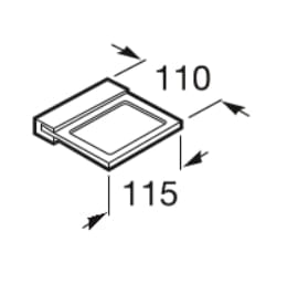 Saboneteira Verso Cromado Roca