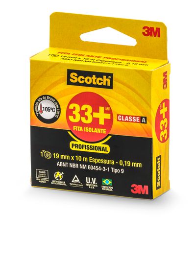 Fita-Isolante--19mmx10m--Scotch™-33---preto--3M™-88196