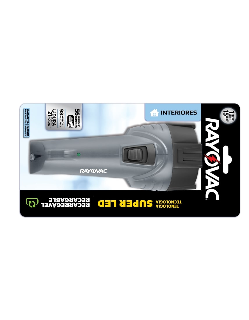 Lanterna Super LED Recarregável Bivolt Rayovac