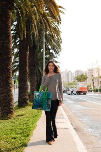 Sacola Grande 40x45x52cm Cápralá