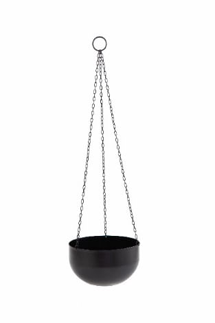 Cachepot-Pendente-em-Metal-145x25cm-c--Corrente-725cm-Preto-Mart-1833820