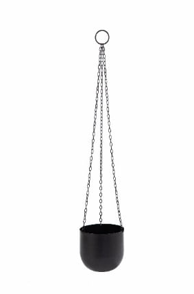 Cachepot-Pendente-em-Metal-15165cm-c--Corrente-705cm-Preto-Mart-1833839