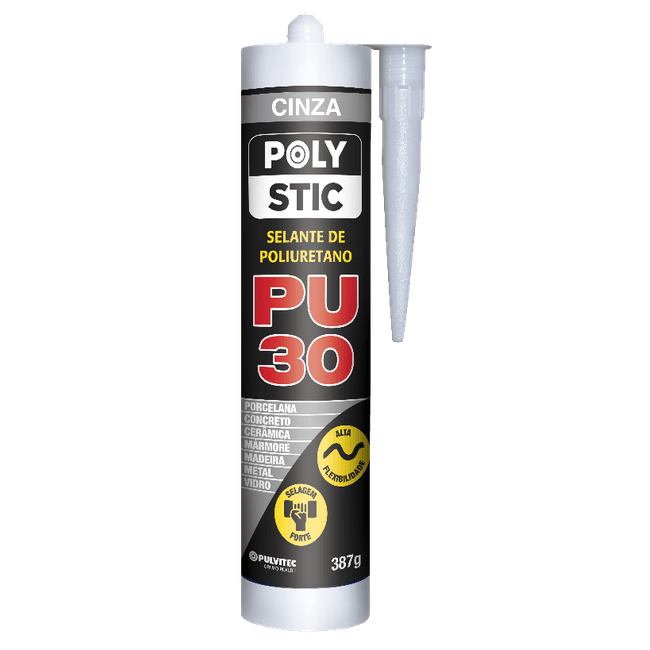 Selante-Polystic-Poliuretano-30-387g-Cinza-Pulvitec-2307413