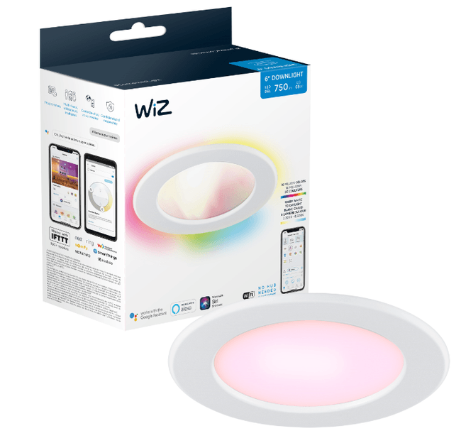 Painel Led Embutir WI-FI Color 8.3W Downlight Redondo 127V Phillips