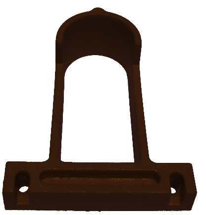 SUPORTE CABIDEIRO U MARROM CT02PC