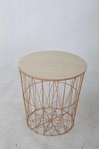 Baú de Metal dourado pequeno Dourada Coisas  Coisinhas