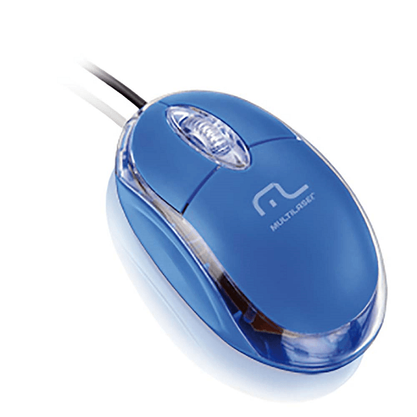 Mouse Classic USB 8000DPI Azul Multilaser