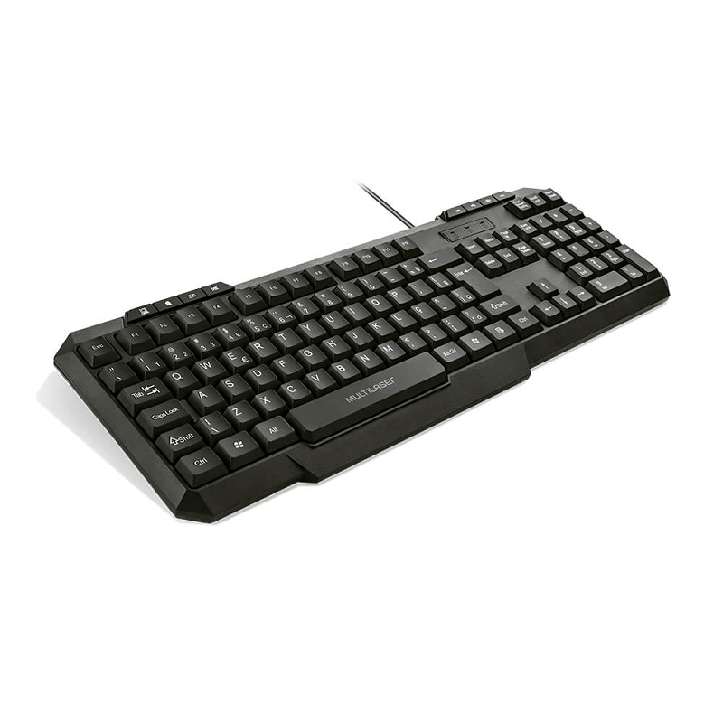 Teclado Multimídia USB Preto Multilaser
