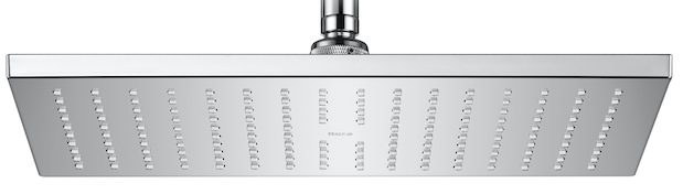 Chuveiro com braço de parede 36x24cm Rainsense Cromado Roca