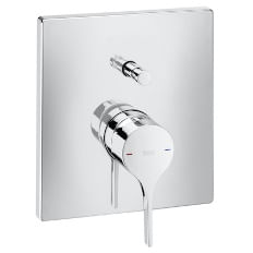 Acabamento monocomando para chuveiro e ducha box cromado Insignia Roca