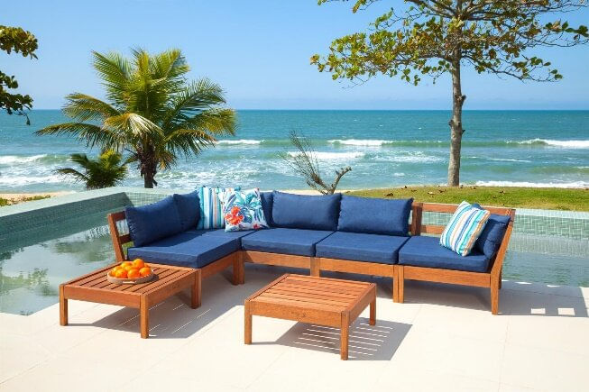 Almofada Mistral p/ Assento Módulo de Canto/Central Acquablock Natural Butzke