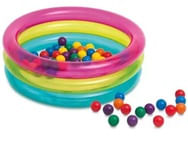 Piscina de Bolinhas Multi-Coloridas Intex